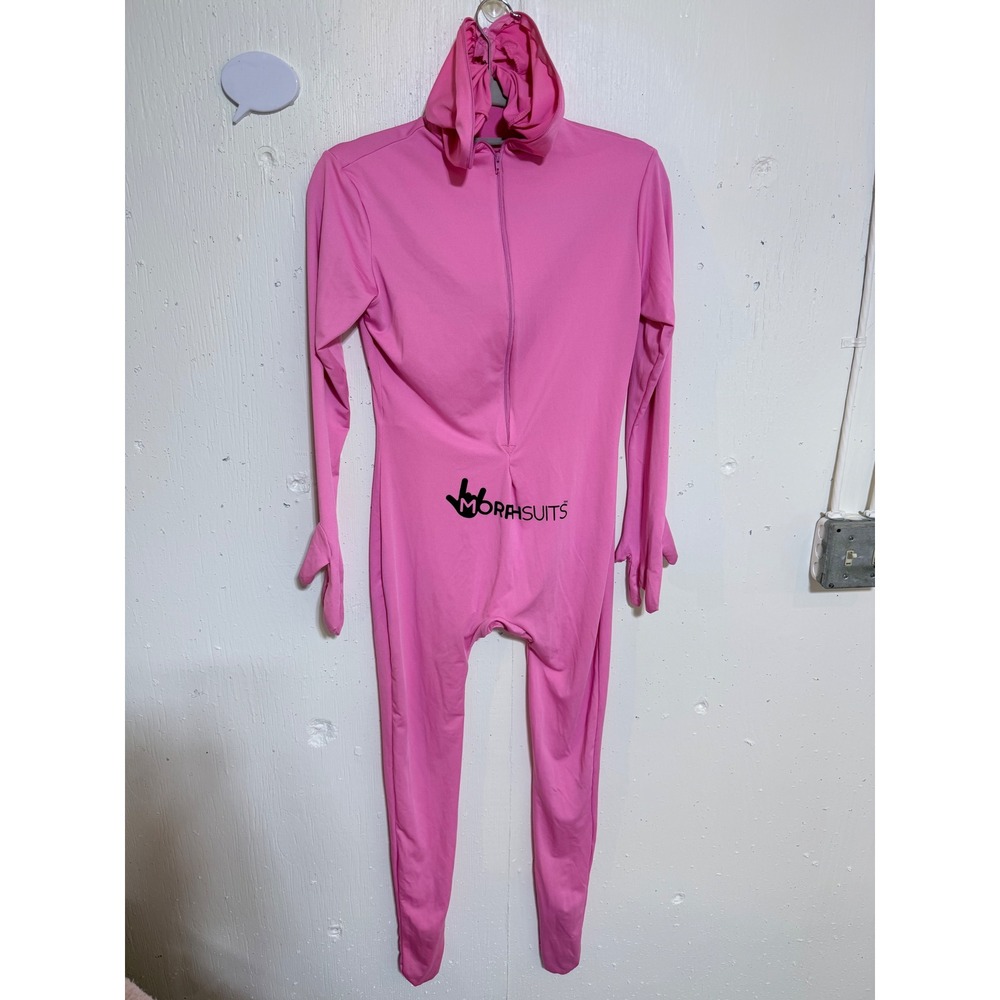 Morphsuits Pink Spandex Bodysuit Full Body Costume Unisex Size Medium